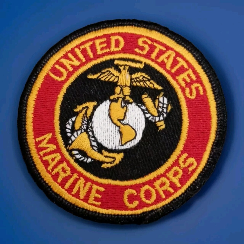 United States Marine Corps Logo Embroidered Patch 3 Inch USMC Militaria NEW